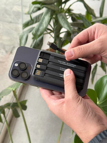 Cargador Portátil para Celular 4 en 1 de 5KmAh