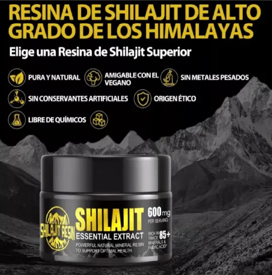 Shilajit Fuerza Ancestral